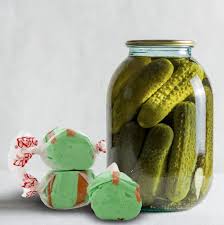 Taffy Town Pickle Taffy 2.5 Pound Bag Individually Wrapped Bulk